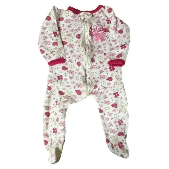 🌟 Baby Girl Mixed Brands Sleepwear Bundle Lot Sz 3/6 months 🌟 - Picture 2 of 6